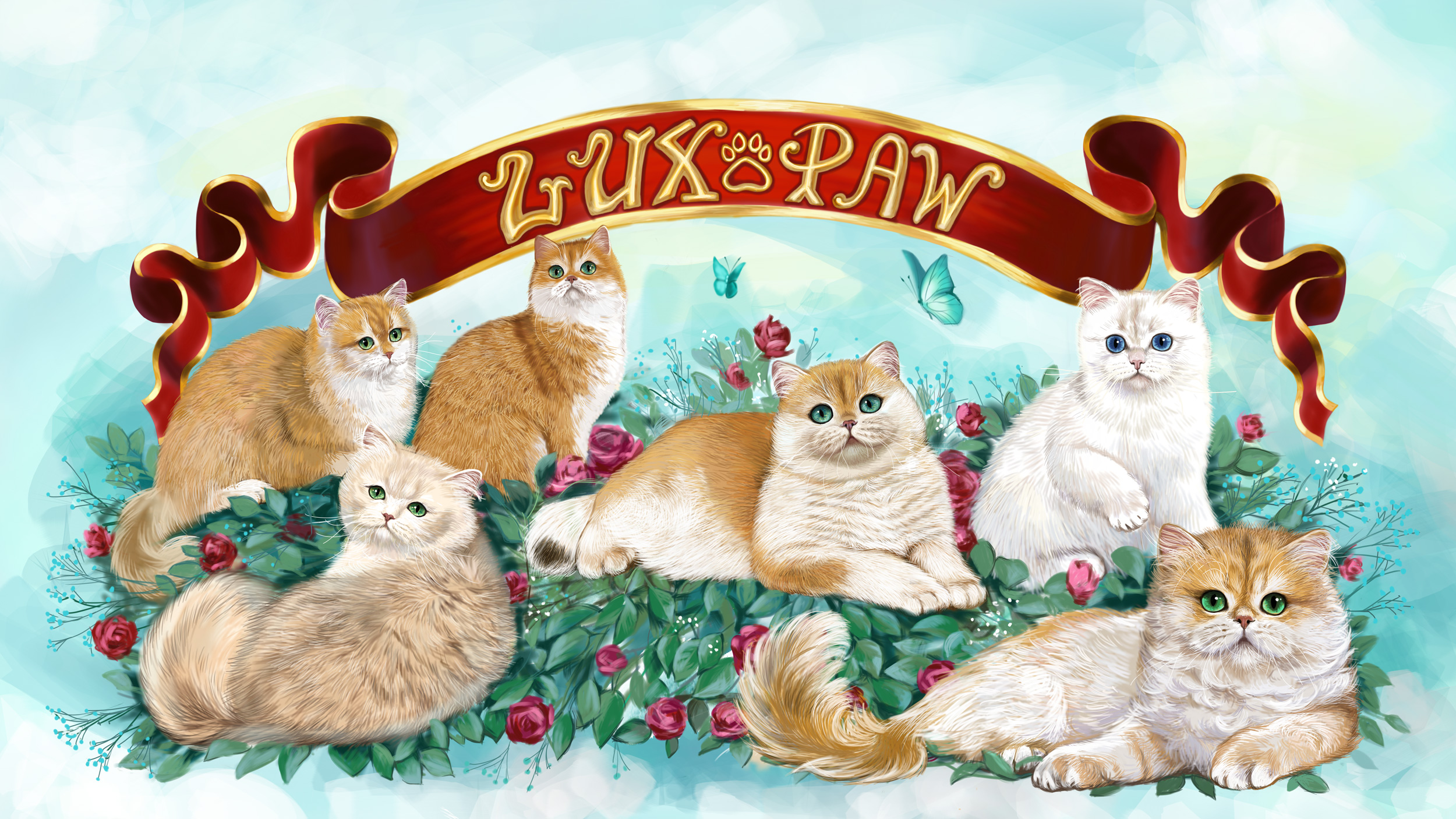 lux paw cattery british cats